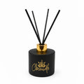 Parfum de cameră cu bețișoare Noir 100ml – note de miere neagră și tobacco, handmade CBCandle, fabricat în România